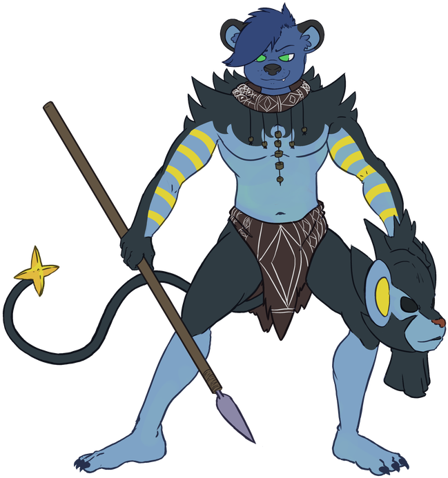 Dash's Pokesuit - Luxray - Cartoon (1057x756), Png Download