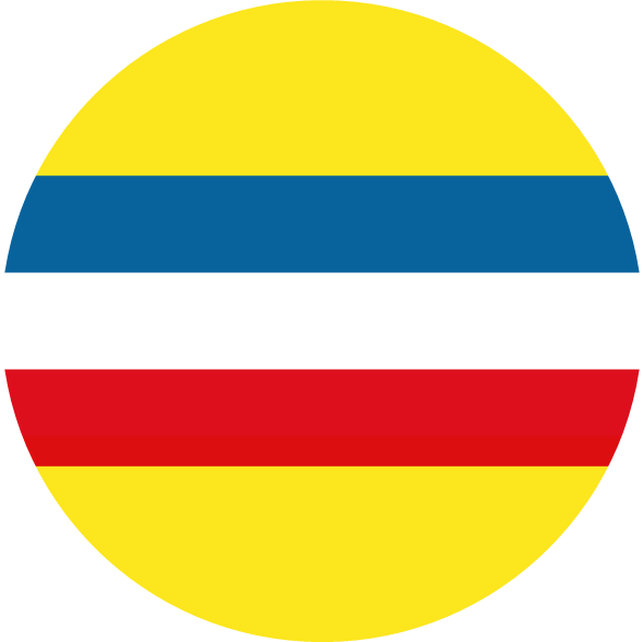 Five Colour Circle - Colour 3 Circles Png (590x589), Png Download
