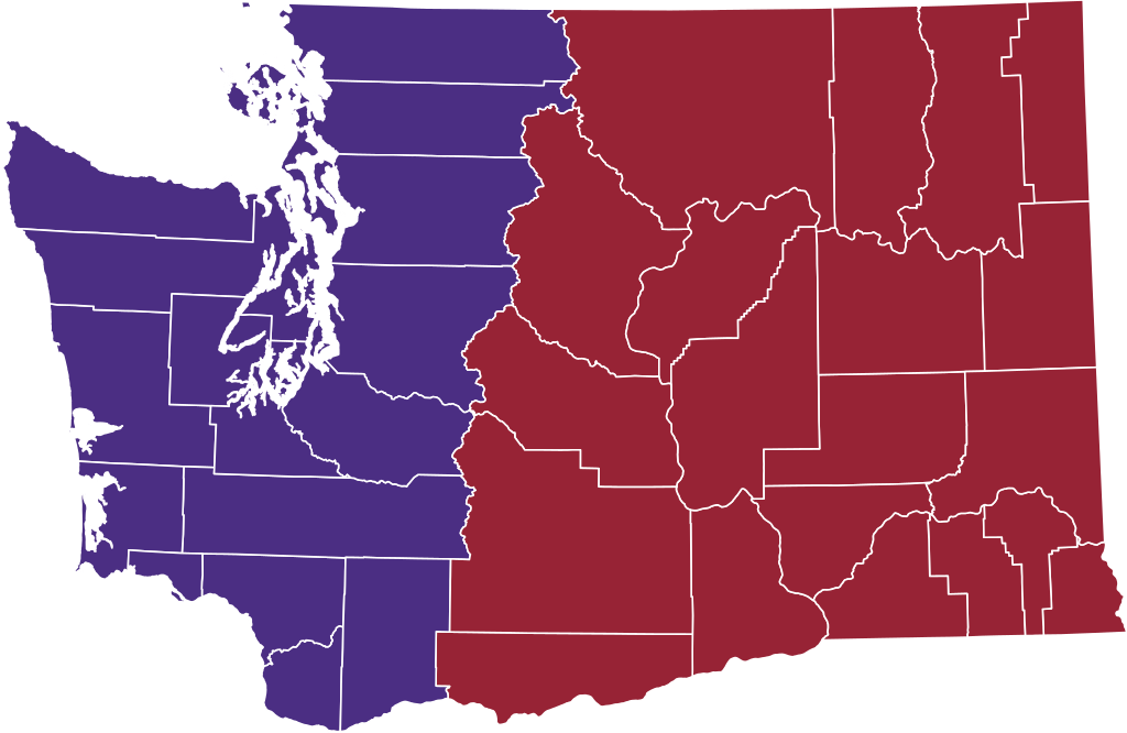 51st State Movement Highlights Cultural Divide In Washington - Washington The State (1024x666), Png Download