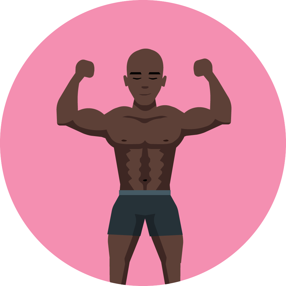 Bodybuilding (1000x1000), Png Download