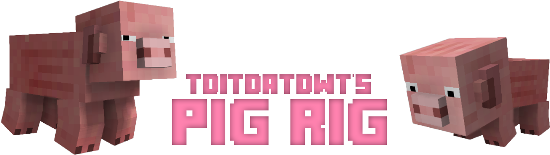 Minecraft Pig Ears - House (1280x464), Png Download