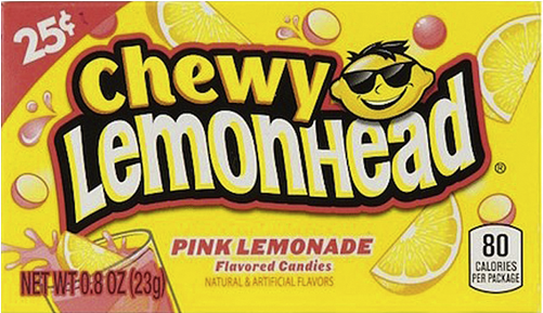 Ferrara Chewy Lemonhead Pink Lemonade 23g Case Qty - Pineapple (800x800), Png Download