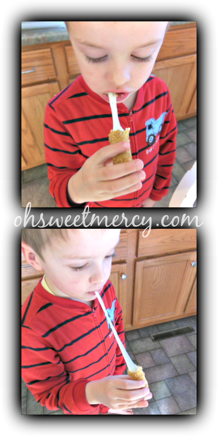 Homemade Mozzarella Sticks Pass The Test - Toddler (750x1500), Png Download