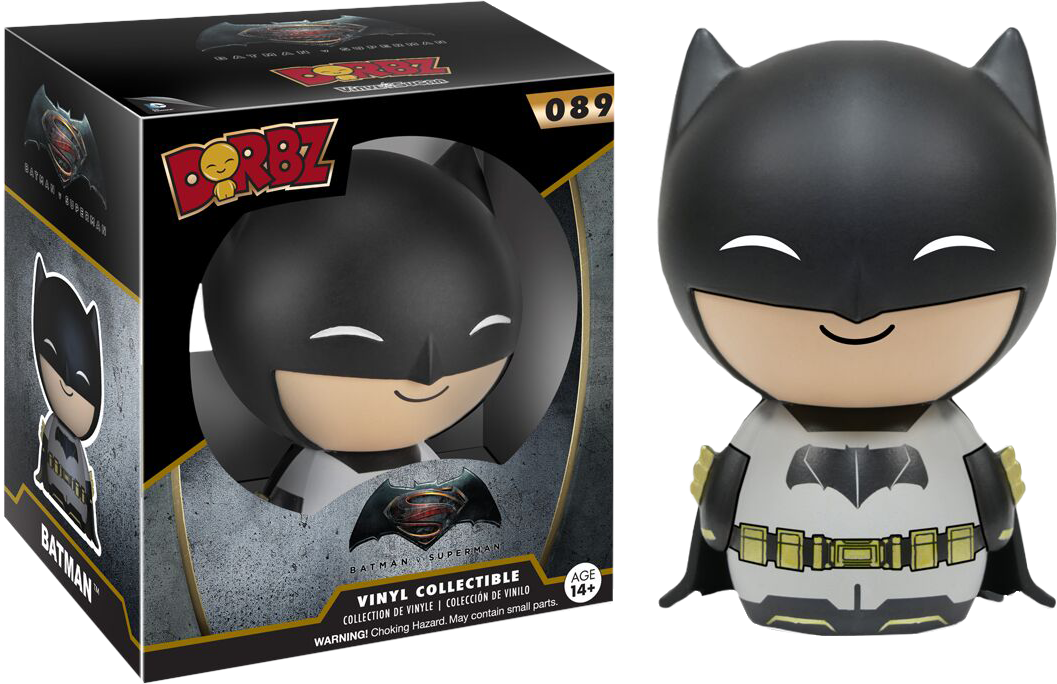 Batman Dorbz Vinyl Figure - Dorbz Batman Vs Superman (1057x684), Png Download