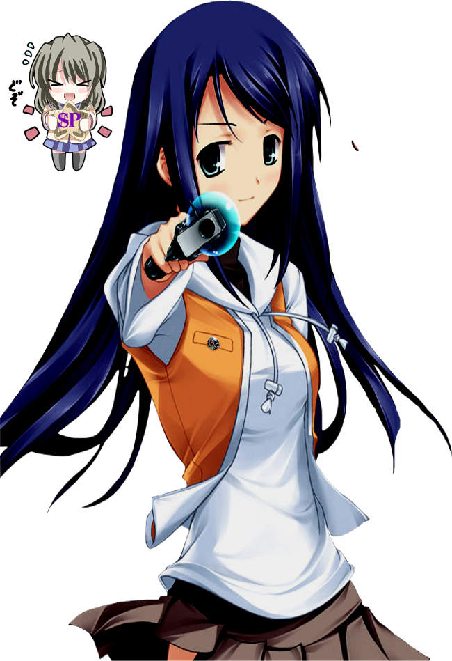 Anime Girl Render Photo - Clannad Chibi (650x949), Png Download