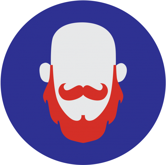 For Some, A Beard Has No Limits (610x604), Png Download