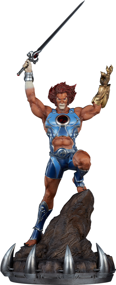 Sideshow Collectibles Lion-o Statue - Action Figure (480x1000), Png Download