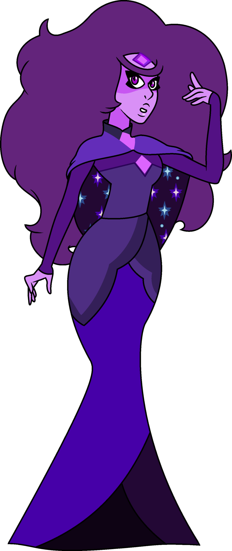 #purple Diamond#su#steven Universe#gemsona#great Diamond - Purple Diamond Gemsona (810x1920), Png Download