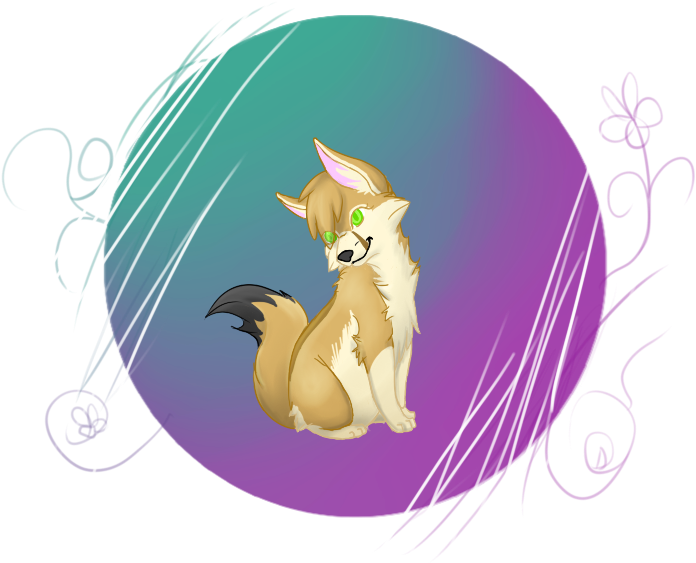 Kita As A Fennec Fox - Cartoon (799x654), Png Download
