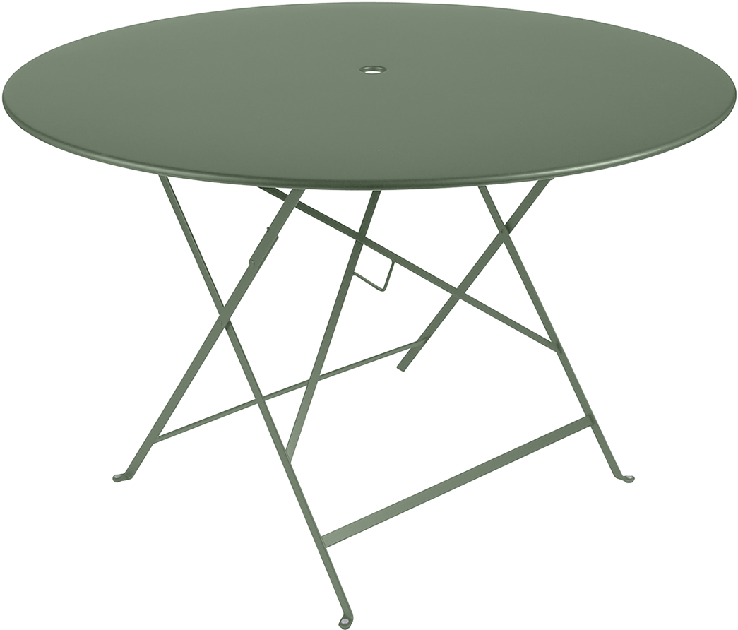 Fermob Bistro Round Folding Table 0237 - Table (1100x1100), Png Download