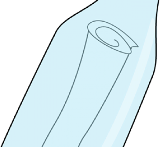 Message Clipart Message In Bottle - Graphic Design (640x480), Png Download