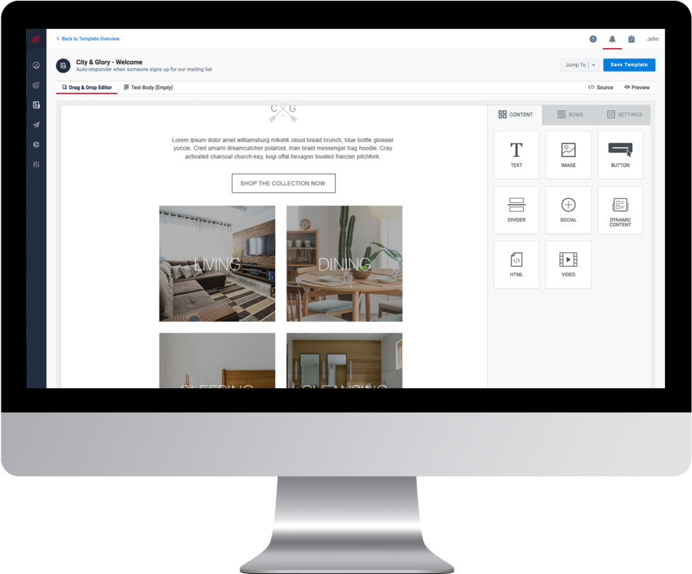 Snapshot Of Enterprise Email Marketing Example Of Message - E-commerce (1024x811), Png Download