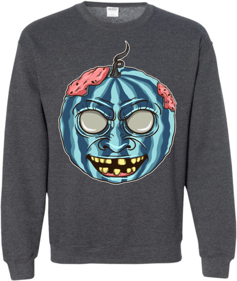 Halloween Scary Pumpkin Sweatshirt 8 Oz - Sweater (580x580), Png Download