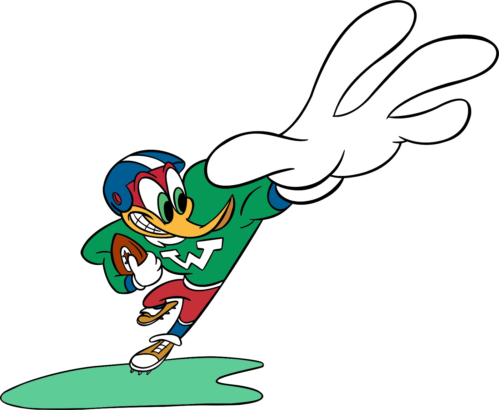 Woody Woodpecker Characters, Woody Woodpecker Cartoon - Cartoon (1597x1312), Png Download