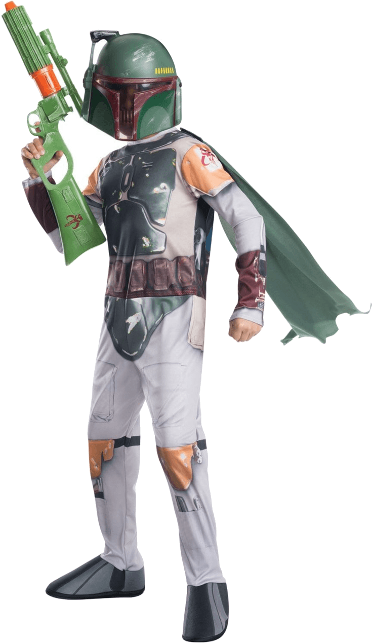 Boba Fett Costume Kids (800x1268), Png Download