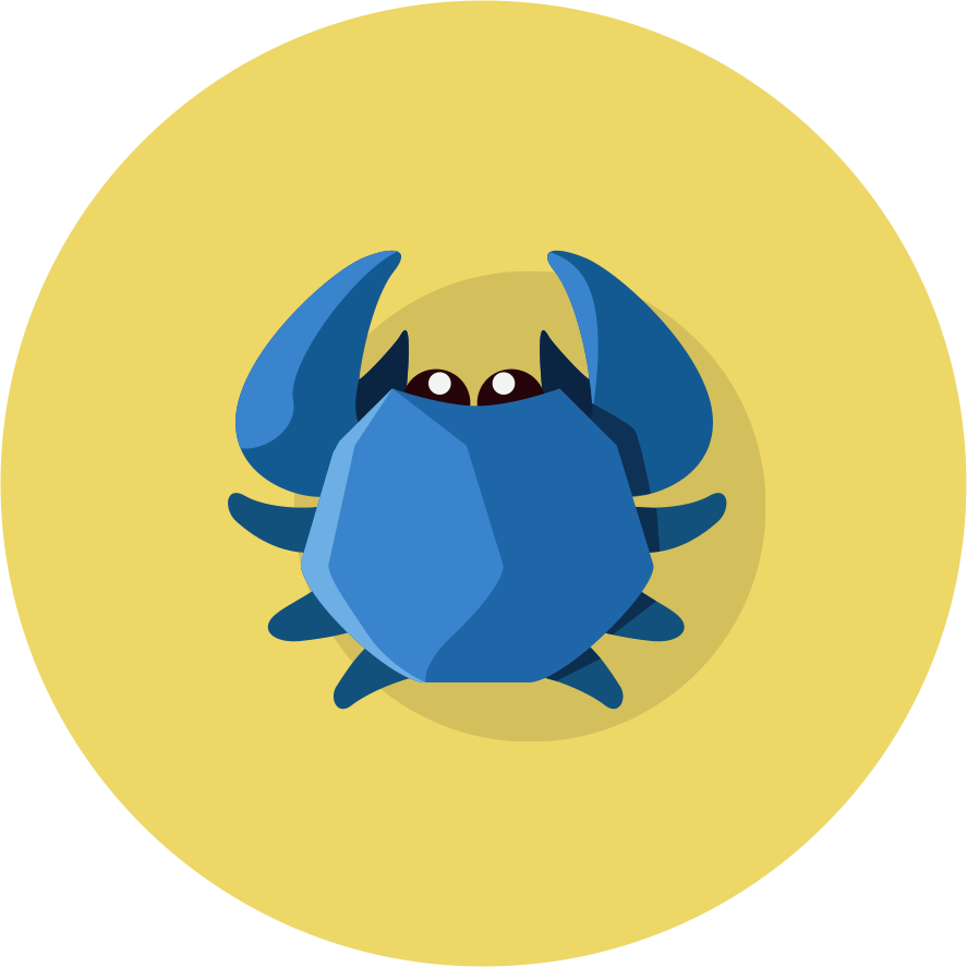 Mightycrabs Blue - Chesapeake Blue Crab (887x887), Png Download