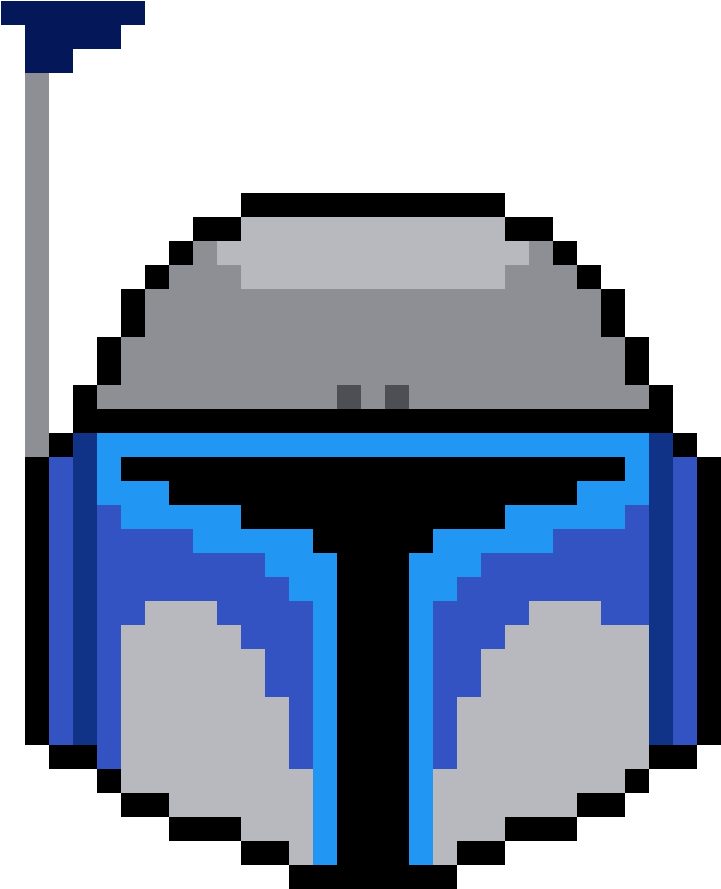 Jango Fett By Berzerker1819 - Jango Fett Perler Beads (1200x1200), Png Download