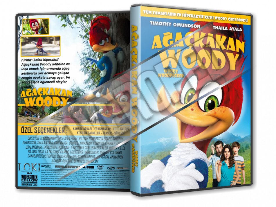Woody Woodpecker Film 2017 (950x950), Png Download
