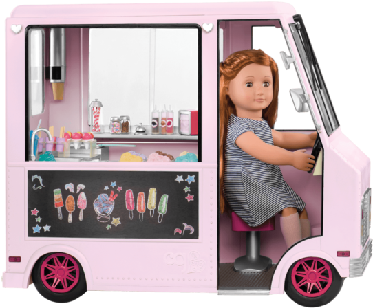 Our Generation Ice Cream Truck- Pink - Our Generation Ice Cream Truck Canada (600x600), Png Download
