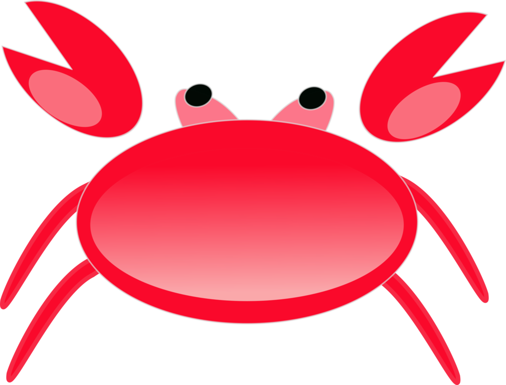 Chesapeake Blue Crab Computer Icons Crab Cake Decapods - Transparent Background Crab Clipart (987x750), Png Download