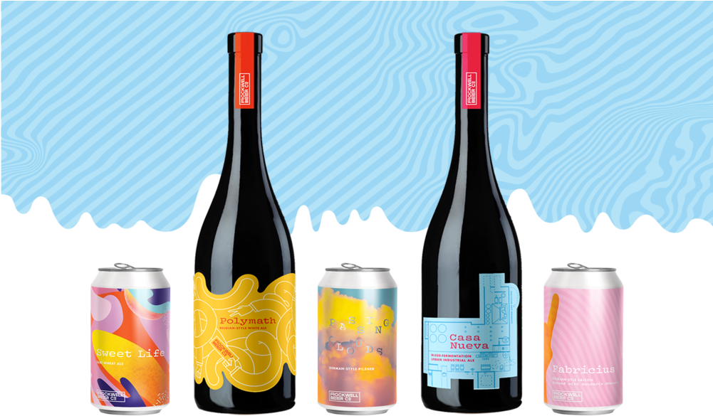 Rbc Cans Bottles 5-up - Glass Bottle (1000x613), Png Download