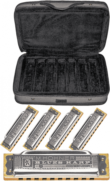 Hohner - Hohner Harmonica Set Of 4 (600x600), Png Download