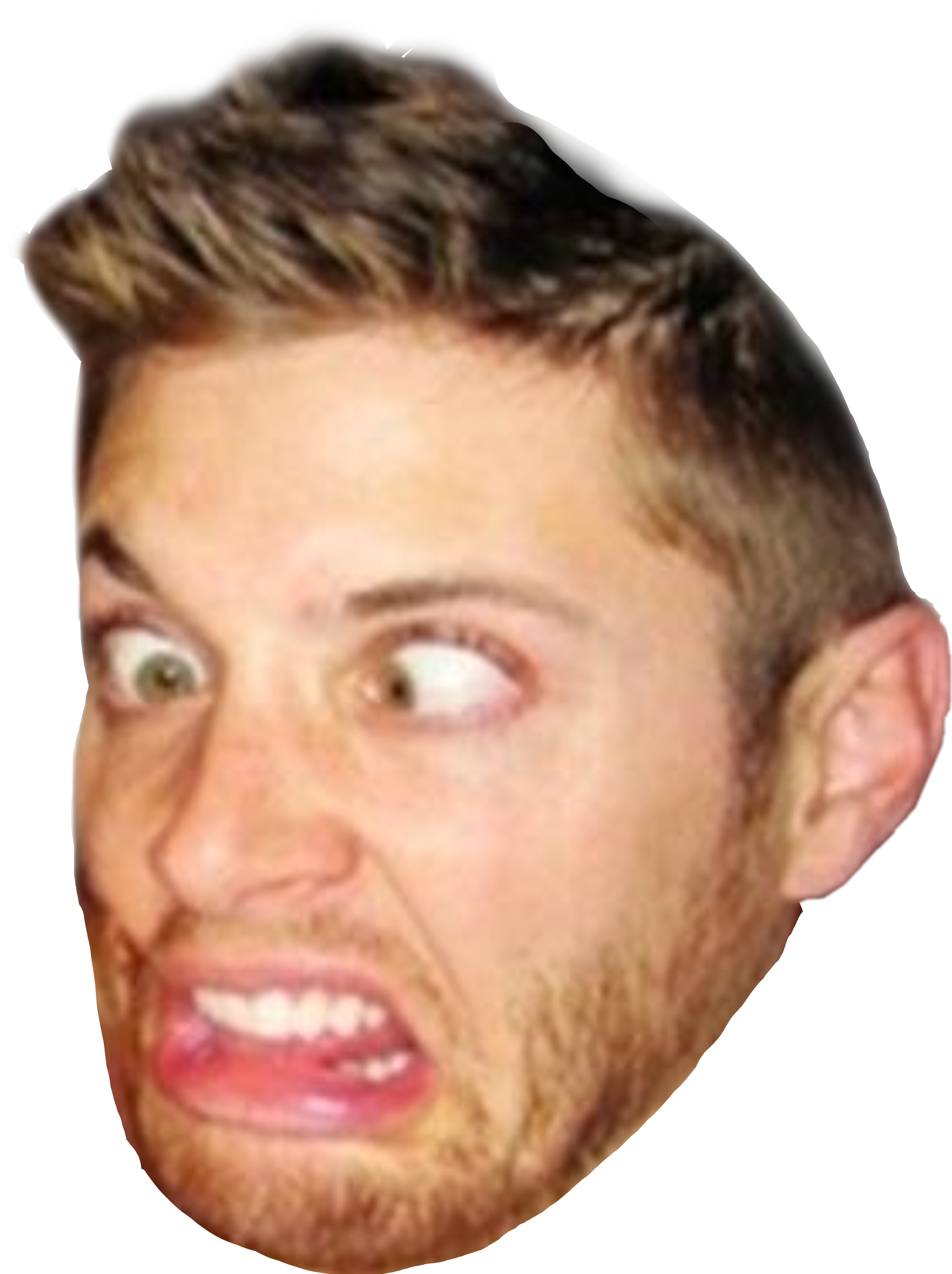 Sticker Supernatural Deanwinchester Funny Funnyface - Jensen Ackles (2410x3226), Png Download