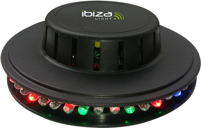 Label - Ibiza Led Ufo Party Light (720x477), Png Download