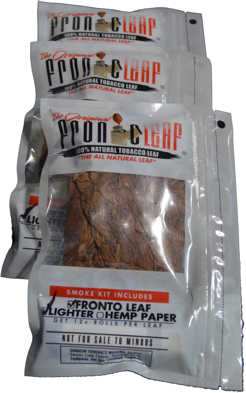 The Original Fronto Leaf, Trifecta Bi-pack Fronto Leaf - Meat (1000x1569), Png Download
