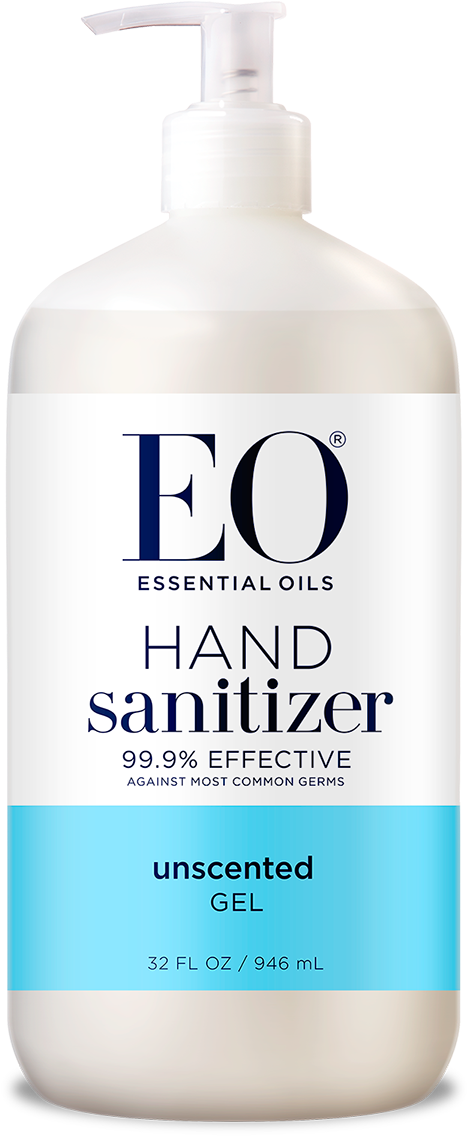 Eo Hand Sanitizer Gel Unscented 32 Oz - Eo Hand Sanitizer (1500x1500), Png Download