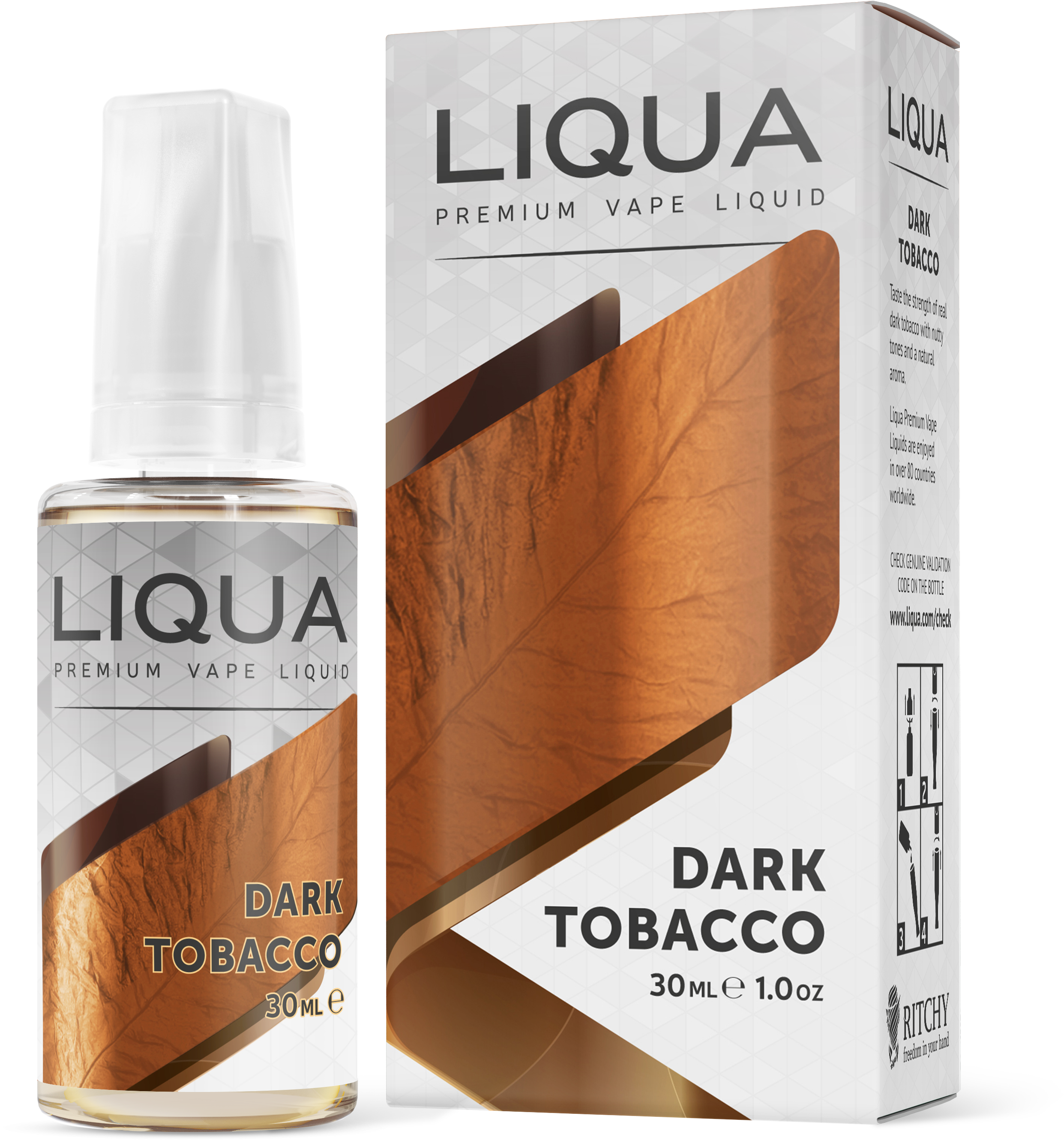 Liqua Elem Dark Tobacco - American Blend Liqua (4212x3504), Png Download