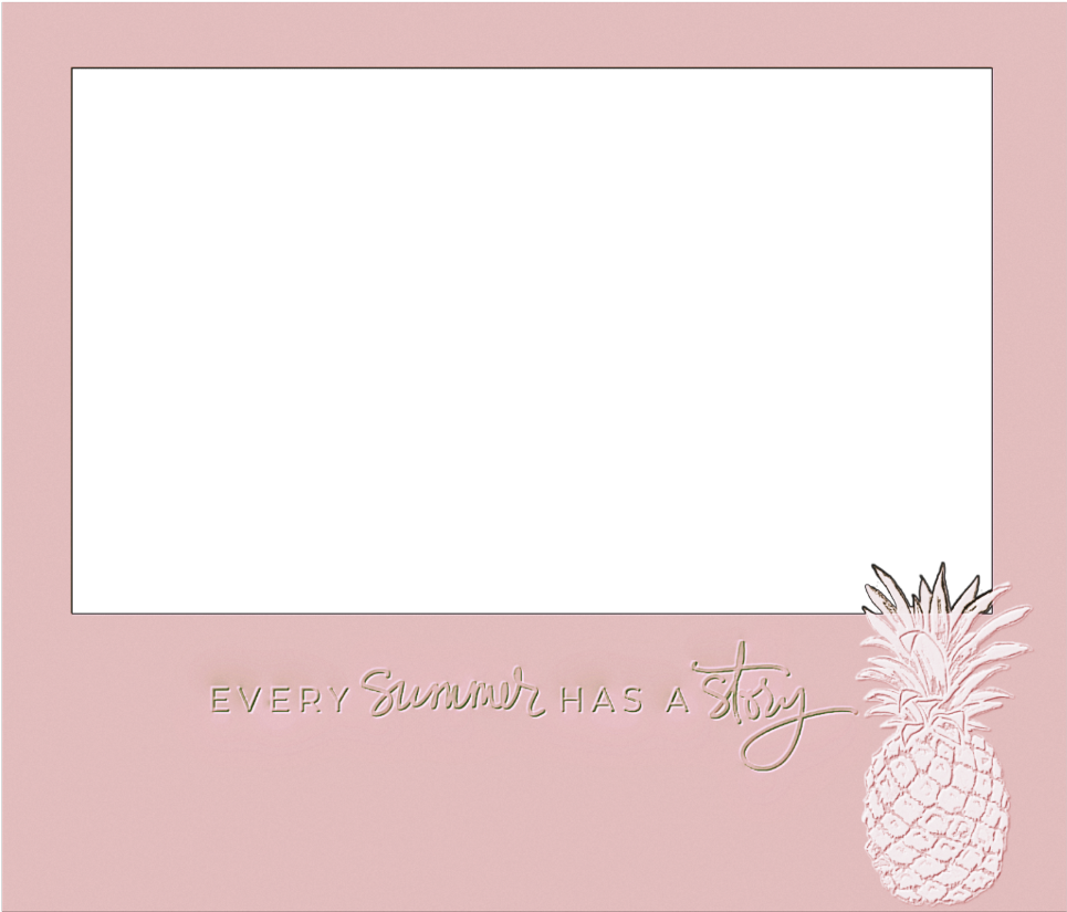 Frame Sticker - Pineapple (1024x1024), Png Download