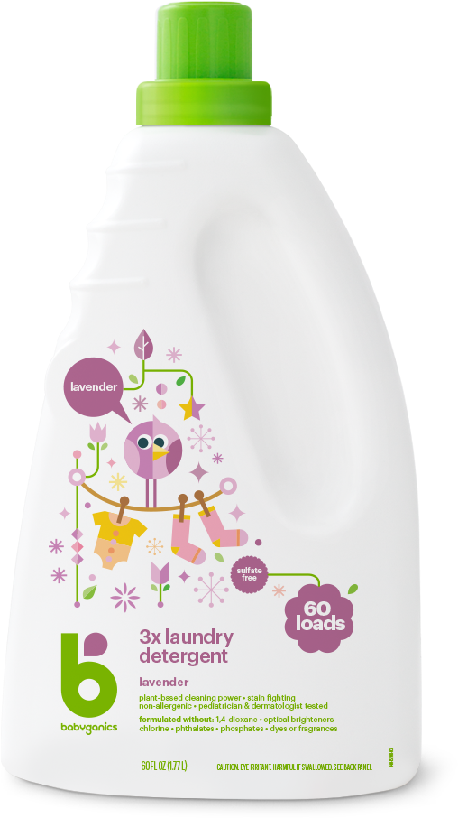 3x Laundry Detergent, Lavender - Plastic Bottle (1200x1200), Png Download