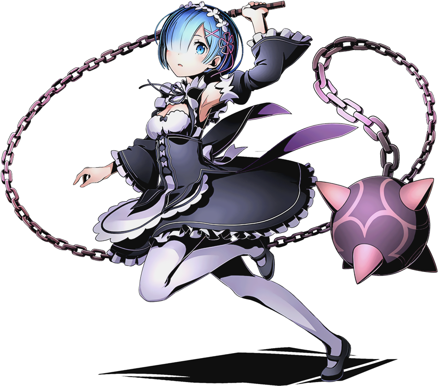 Download Transparent Original) Loading Rem (rezero Rem Re Zero Art