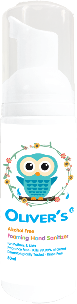 Oliver Mother & Kids Hand Sanitizer - Plastic Bottle (899x1200), Png Download
