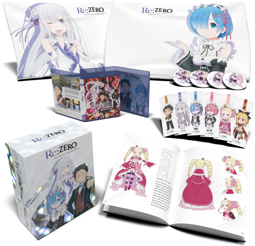 22 Replies 69 Retweets 356 Likes - Re Zero Blu Ray Limited Edition (1024x1024), Png Download
