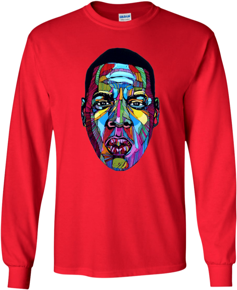 Jay Z Long Sleeve T Shirt T Shirts - T-shirt (1024x1024), Png Download