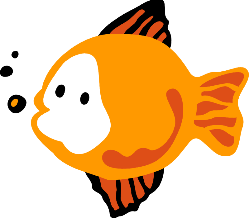 Vector Illustration Of Marine Aquatic Tropical Fish (799x700), Png Download