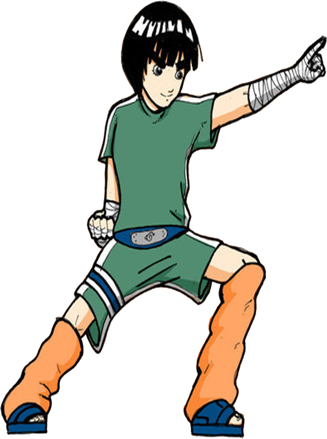 Guardians Of The Crescent Moon Kingdom - Rock Lee Movie (1140x1568), Png Download