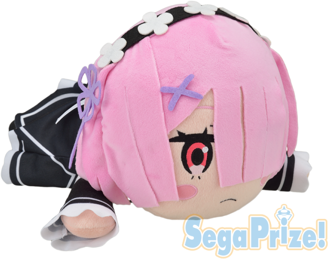 Jumbo Nesoberi Re Zero Ram - Ram Re Zero Plush (750x750), Png Download