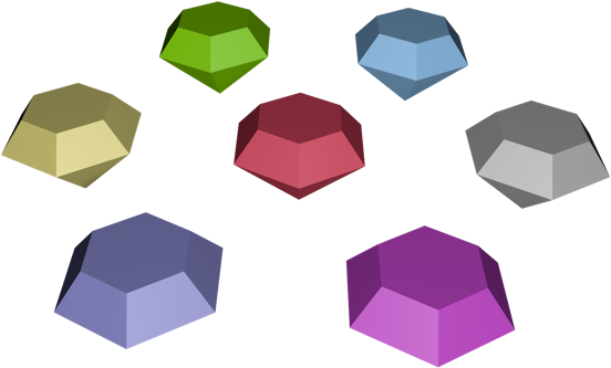Download Zip Archive - Sonic Mania Chaos Emeralds Sprites (750x650), Png Download