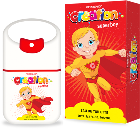 Дитяча Туалетна Вода Kreasyon Creation Superboy Для - Eau De Toilette (768x768), Png Download