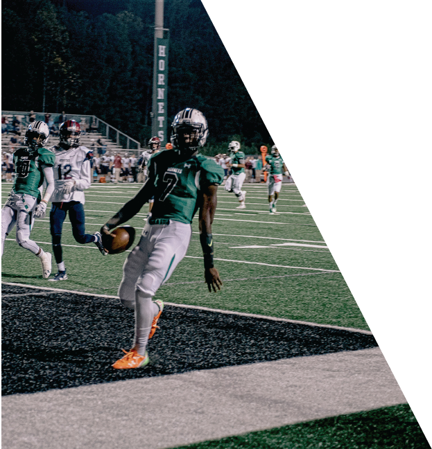 Huddle Tickets Roswell Football Player-01 - Sprint Football (623x648), Png Download
