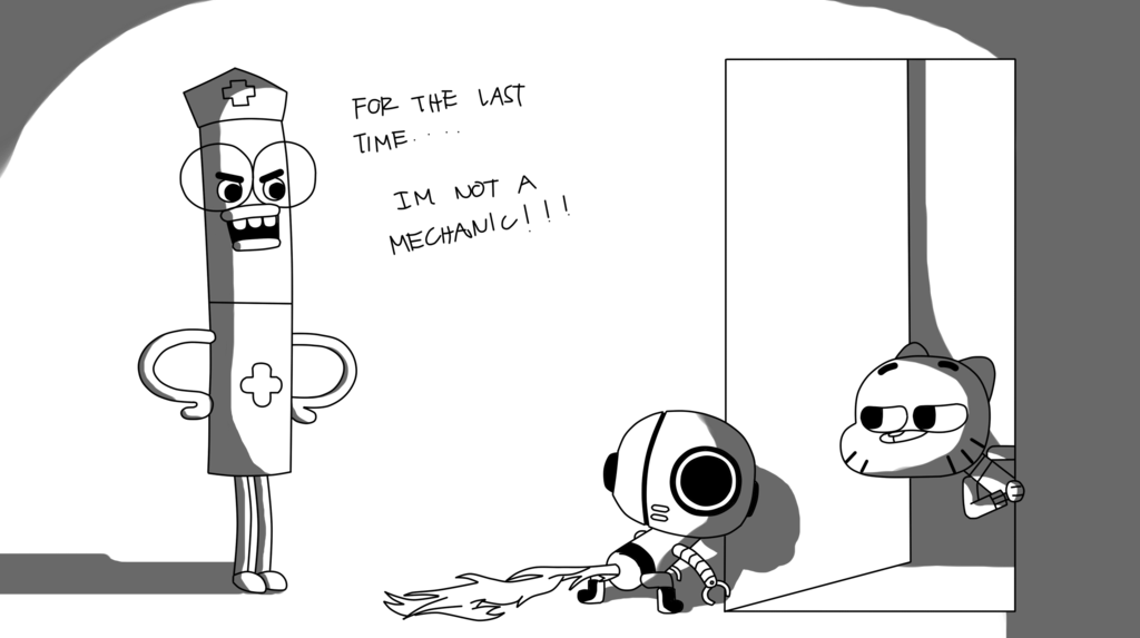 For The Las Time Im Not A Od Gumball Watterson Cartoon - Cartoon (1024x573), Png Download