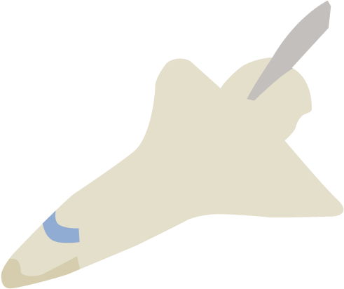Space Shuttle - Monoplane (640x640), Png Download