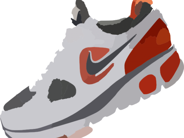 Gym Shoes Clipart Pete The Cat - Clipart Running Shoe Transparent (640x480), Png Download