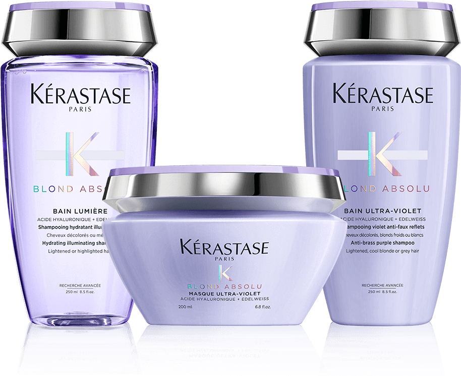 Blond Absolu Platinum Blonde Hair Set - Kerastase Blond Absolu (1000x1000), Png Download