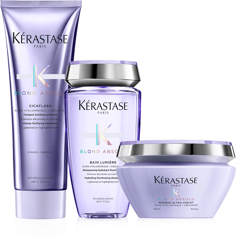 Blond Absolu Ash Blonde Hair Set - Kerastase Blond Absolu (1000x1000), Png Download