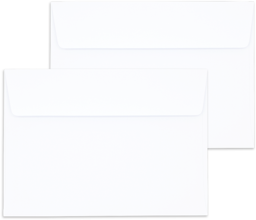 White Envelope No - Parallel (1000x860), Png Download