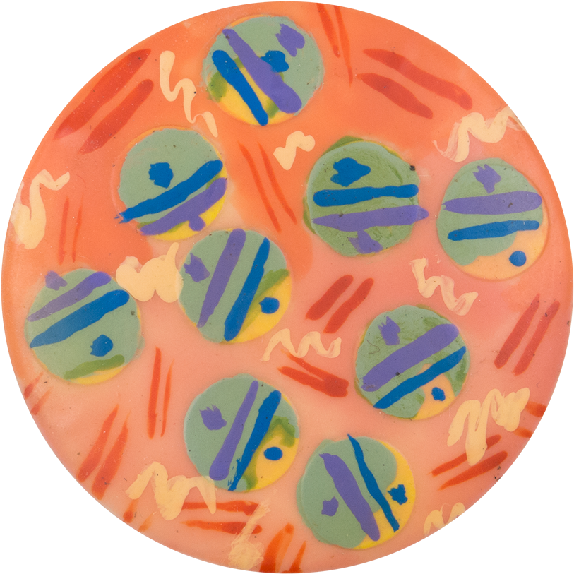 Circles On Peach Background - Circle (1000x948), Png Download